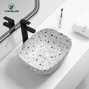 Canton Fair lujo personalizado patrón <span class=keywords><strong>de</strong></span> gama alta moderno hecho en China lavabo superior <span class=keywords><strong>de</strong></span> mármol - Product Image 2
