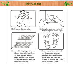 Produits tendance 2025 patch de pied OEM ODM plâtre chinois produits de soins de santé patch de pied détox - Product Image 6