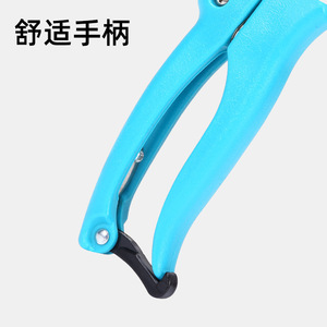 Blue Stemmed Straight Headed Fruit Picking Shears Stainless Steel Bypass Pruner 10-20 Mm Trimming Diameter Gardening Tool - Product Image 4