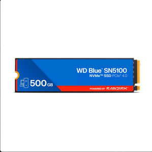 Unidad de Estado Sólido Interna Azul SN5100 NVMe <span class=keywords><strong>SSD</strong></span> WDS500G5B0E M.2 2280 PCIe X4 - Product Image 1