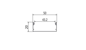 Lumière linéaire LED moderne à montage en surface, personnalisable en termes de puissance et de longueur, étanche <span class=keywords><strong>IP65</strong></span> pour l'éclairage <span class=keywords><strong>extérieur</strong></span> - Product Image 2