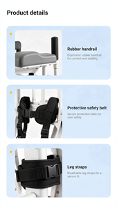 Nouveau robot de rééducation des membres inférieurs motorisé et télécommandé pour l'entraînement à la marche - Exosquelette robotisé - Product Image 3