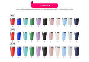 Ly giữ nhiệt bằng thép không gỉ đa năng, dung tích 8oz, 16oz, 26oz, dùng được cho cà phê nóng lạnh, có thể tái sử dụng - Product Image 4