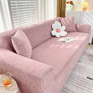 Neues Design verdickte gestrickte Fleece elastische Stretch Couch bezug 3 Sitze Sofa bezug für Zuhause dekorativ