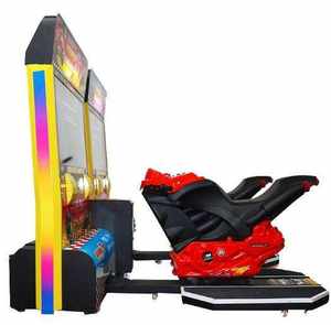 Vibration Feedback Racing <b>Game</b> Dual Seat Arcade <b>Machine</b> 2 Player Driving Simulator Coin Operated Video <b>Game</b> <b>Machine</b> - Product Image 3