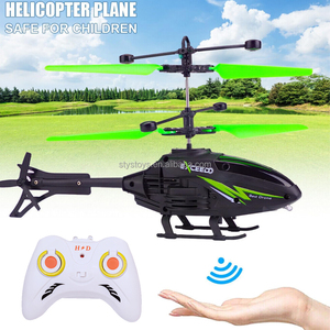 <span class=keywords><strong>Elicottero</strong></span> <span class=keywords><strong>Telecomandato</strong></span> a Sospensione con Doppia Modalità di Volo e Sensore a Induzione Infrarossi, Giocattolo Aereo - Product Image 4