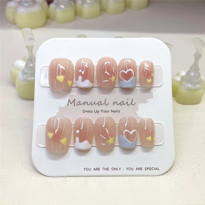 Venta al por mayor de alta calidad Dreamman Fishtail Press on Nails Tarjetas de uñas personalizadas para embalaje - Product Image 2