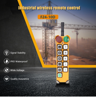 Control remoto personalizable de 10 botones para grúa torre, transmisor y receptor de encendido/apagado para camión, radiocontrol para polipasto de cadena