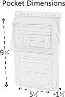 Boîte aux lettres murale en plastique PET transparent personnalisée Boîte de presse à journaux A4 jetable pour usage domestique