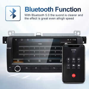 เครื่องเล่นมัลติมีเดียในรถยนต์ HFMid ขนาด 8.8 นิ้ว รองรับ Android AUTO และ Carplay พร้อมวิทยุ บลูทูธ ระบบนำทาง GPS สำหรับรถยนต์ BMW M3 ซีรีส์ 3 รุ่น E46 รองรับ RDS Music - Product Image 4