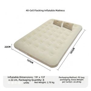 Colchón Inflable de Viaje Impermeable Multitamaño, Fácil de Transportar, para Camping - Product Image 3