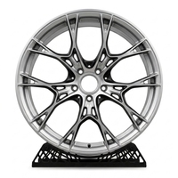 Nouvelle jante en alliage d'aluminium forgé, concave profonde, brossée et polie, 5x120 5x112 5x114.3, 18 19 20 21 22 pouces, pour voiture de course