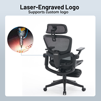 Chaise de conférence ergonomique en maille, rehausseuse de confiance, avec hauteur réglable pour bureau moderne