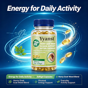 Gélules de 800 mg de Horny Goat Weed pour l'activité quotidienne, 90 pièces – Aide à maintenir l'énergie physique, nutrition quotidienne pour hommes actifs, bien-être OEM - Product Image 5