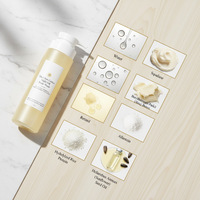 Gel Douche Hydratant Éclatant Nouvelle Tendance OEM avec Saualane, Mousse Fine et Douce, Nettoyant Quotidien Éclaircissant Doux pour la Peau