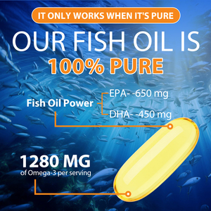 Acentiallabs 鱼油补充剂 <span class=keywords><strong>Omega</strong></span> <span class=keywords><strong>3</strong></span> 脂肪酸补充剂 <span class=keywords><strong>Omega</strong></span> <span class=keywords><strong>3</strong></span> 脂肪酸软胶囊 男士女士补充剂软胶囊 - Product Image 4