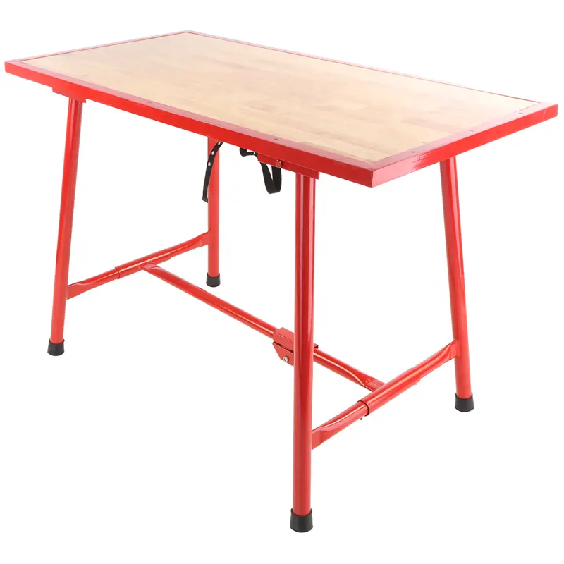 Heavy Duty Foldable Wood Working Bench,Wooden Board Work Bench Table