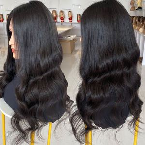 Perruque complète en dentelle pour femme, couleur naturelle, perruque médicale, trame faite à la main, cheveux humains européens pour la perte de cheveux et la calvitie - Product Image 1