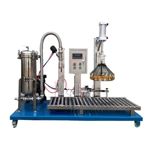 Semi automatic bucket paint putty coating bottling filling and sealing machine plant