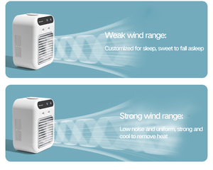 Enfriador de Aire Ligero de 1800 mAh, 2-3 Horas de Duración, Enfriamiento Rápido, Ventilador de Aire con Interruptor Táctil, Ventilador de Niebla Inteligente para Uso Diario - Product Image 3
