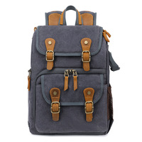 Sac à dos photo en toile imperméable, léger, écologique et durable, personnalisable OEM, vente en gros, pour produits d'importation très demandés