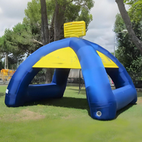 Tente gonflable portable personnalisée de 8x8 m tente Air Doom tentes dôme araignée pour activités en plein air et salons de l'auto pour événements