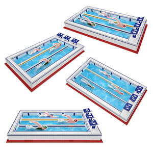 Juguete educativo DIY papel natación tenis hombre cueva decoración deportes 3D PUZZLES - Product Image 5