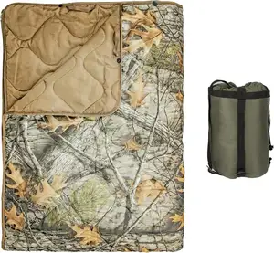 Camo Camping Blanket Puffy Quality Wholesale New Arrival Camp Tent Wool Waterproof