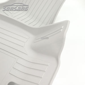 Sonsang tapis imperméables TPE blanc tapis de voiture accessoire pour intérieur Compatible BMW Ranger modèle Y Highlander doublures de coffre tapis de coffre - Product Image 2
