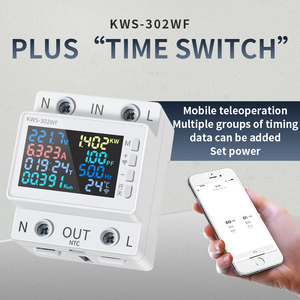 KWS-302WF AC Digital multifungsi, pengukur voltase Ammeter Volt Amp Watt Meter dengan pengaturan pelindung - Product Image 5