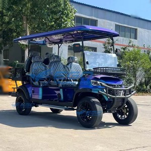 Carritos de Golf Eléctricos de 4 Ruedas de Lujo de la Mejor Calidad, Precios Económicos, Carrito Tipo Buggy en Venta, Carrito de Golf Pequeño Azul - Product Image 3
