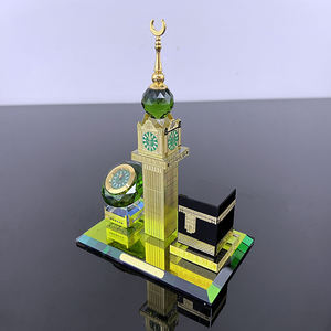 Cam Kabba Makkah saat kulesi İslami çerçeve kulesi hediyeler MH-LP0251 - Product Image 3