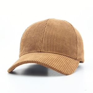 Manufacturer Good Quality 6 Panel Hat Polyester Corduroy <b>Blank</b> <b>Cap</b> Custom Embroidered LOGO Baseball Corduroy <b>Cap</b> Customized - Product Image 1