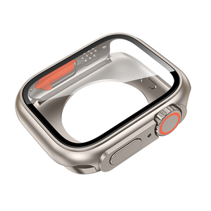 Funda Protectora Transpirable Forwelleny de PC+Película Templada para Reloj Inteligente de 44mm/45mm con Hebilla de Goma - Product Image 4