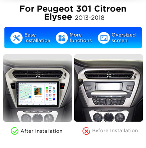 Radio para Auto Junsun con Carplay Inalámbrico y Android Auto para Peugeot 301 Citroen Elysee 2013-2018, Reproductor de DVD, Unidad Principal, Pantalla para Auto - Product Image 2
