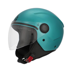 Casco Moto Jet Metallico Bitter Brezza Blu Cielo - Product Image 1