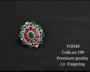 Anillo de Dedo Ajustable de Latón con Circonita Cúbica Chapada en Oro, Joyería de Moda para Boda y Compromiso, Regalo para Mujer - Product Image 3
