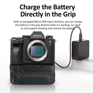 Kingma Professional กล้องแนวตั้ง Grip เปลี่ยนแบตเตอรี่ Grip VG-C4EM สำหรับ <span class=keywords><strong>SONY</strong></span> Alpha A9II <span class=keywords><strong>A7RIV</strong></span> Mirrodless กล้อง - Product Image 6