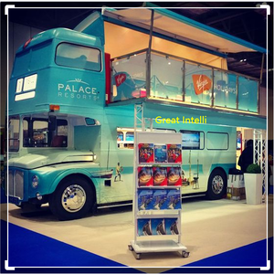 Prix d'usine : Food truck, camion de restauration, camion de restauration mobile à deux étages en alliage, balayeuse de rue de Londres, bar mobile, kiosque, café - Product Image 3