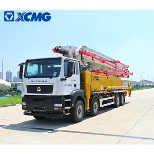 Camión bomba de hormigón usado XCMG oficial de China 60m HB58V con precio