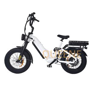 QUEENE/Nouveau 2026 Vélo électrique à suspension intégrale à cadre bas de haute qualité, pneus larges de <span class=keywords><strong>20</strong></span> <span class=keywords><strong>pouces</strong></span>, avec batterie double support - Product Image 1