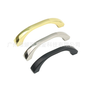 Modern Minimalist Bar Furniture Handles Aluminum Alloy Cabinet <b>Drawer</b> <b>Pulls</b> Antirust Surface Mounted - Product Image 4