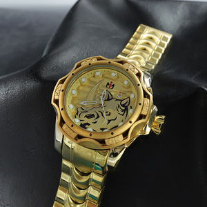 Reloj de Cuarzo <span class=keywords><strong>INVIC</strong></span> Inforta Clown & Rhinoceros con Esfera Grande, Diseño Ecológico y Personalizado, Caja de Aleación y Correa de Acero Inoxidable - Product Image 6