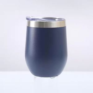 Powder Coat Anti-Slip Exterior Design Wine Glass Tumbler Insulated for Hot and Cold Drinks <b>Christmas</b> <b>Gift</b> Idea ASM09 - Product Image 3