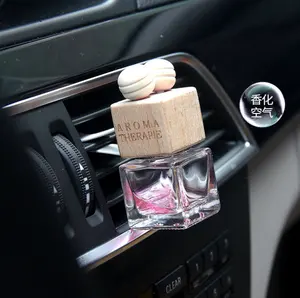 6 Ml Auto Ornament Luchtverfrisser Opknoping Fles Lege Auto Parfum Fles Voor Essentiële Oliën Parfum Hanger