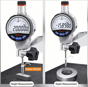 Mitutoyo 543-715B ID-C1012NXB 0-12.7mm Range 0.01mm Resolution Metric Digital Indicators LCD Display <b>CR2032</b> <b>Battery</b> - Product Image 1
