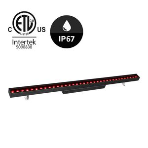 Durable Aluminio Exterior Doble capa IP67 DMX512 RGBW <span class=keywords><strong>Proyecto</strong></span> 72W Super Power LED Arandela de pared con múltiples ángulos de haz - Product Image 5