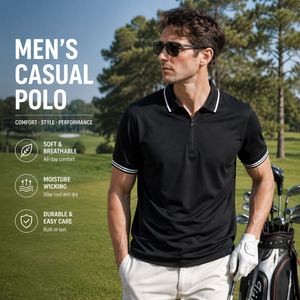 Polos de Golf Personalizados para Hombre, Ropa de Alto Rendimiento de Marca Privada para Clubes Campestres y Empresas, Fabricante OEM, Suministro al por Mayor - Product Image 1