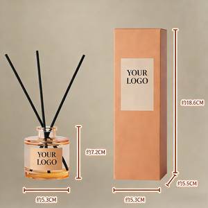 प्राकृतिक अरोमाथेरेपी रीड डिफ्यूज़र सेट अल्कोहल मुक्त लंबे समय तक चलने वाली सुगंध बीपा मुक्त संयंत्र आवश्यक तेल 50 मिलीलीटर घर सुगंध डेकोर - Product Image 3