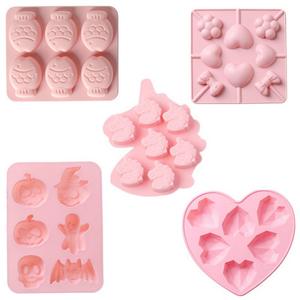 แม่พิมพ์ซิลิโคนสำหรับอบขนมผงวุ้นสีขาวอุปกรณ์สำหรับทำคุกกี้พุดดิ้งและเจลลี่อเนกประสงค์สำหรับอาหารเด็ก - Product Image 1